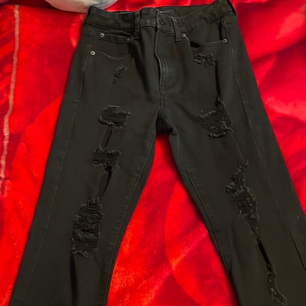 Black skinny jeans